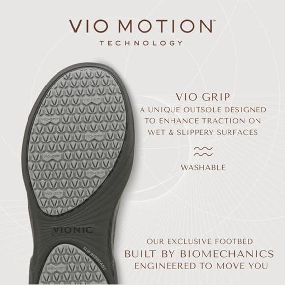 NIB VIONIC "Arrival" Knit Sneakers in White / Black Size 6M womens - Picture 13 of 13